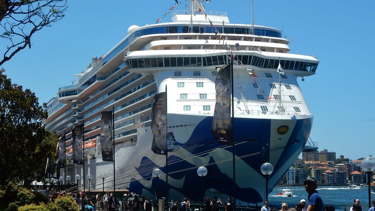 Majestic Princess in Sydney — Royal-class deployments outside the Caribbean.
