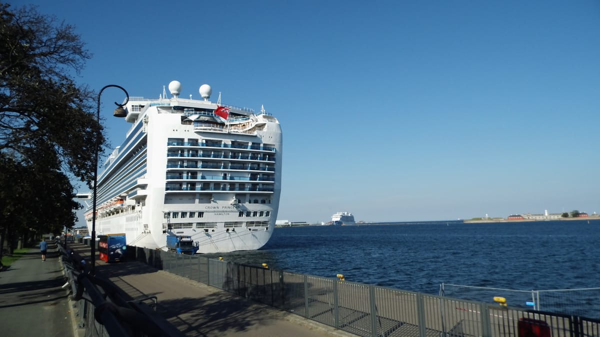 Two Princess ships in Copenhagen — illustrative of the line's Baltic deployments.