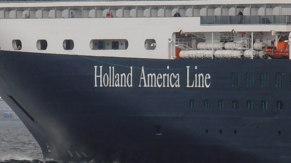 MS Eurodam in Tallinn — Holland America's Northern Europe rotation.